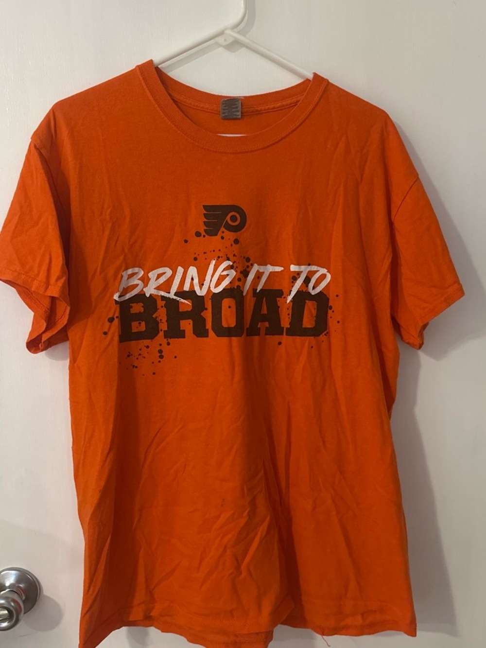 Gildan Orange 'Bring It To Broad' Graphic Tee